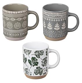 img 3 attached to MILLIMI Ornament Mug 390ml, ceramic, 3 different designs