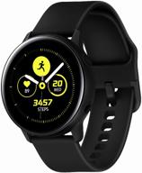 🖤 black satin samsung galaxy watch active with wi-fi and nfc - smartwatch логотип