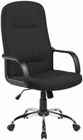 img 3 attached to Компьютерное кресло Рива RCH 9309-1J для руководителя, обивка: текстиль, цвет: черный