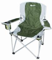 crusoe camp cc-06 armchair: comfortable green/grey seating for your outdoor adventures логотип