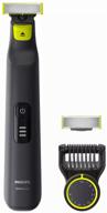 trimmer philips oneblade pro qp6530/16, black/green logo