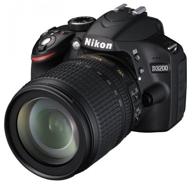 photo camera nikon d3200 kit af-s dx nikkor 18-105mm f/3.5-5.6g ed vr, black логотип