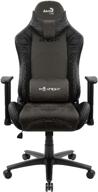 computer chair aerocool knight gaming, upholstery: imitation leather/textile, color: iron black logo