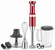 беспроводной погружной блендер kitchenaid, карамельное яблоко, 5khbbv83eca логотип