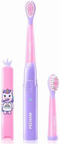 img 3 attached to Sonic toothbrush PECHAM Kids Smart, pink
