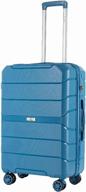 polypropylene suitcase l "case singapore (size m), blue logo