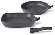 set of frying pans maestro mr-4800 3 pr. gray logo