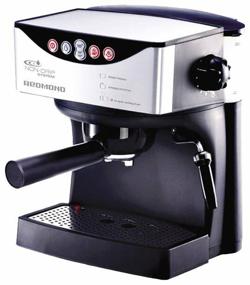 img 4 attached to Rozhkovy coffee maker REDMOND RCM-1503, silver/black