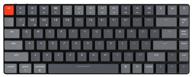 клавиатура keychron k3 версия 2 с белой подсветкой, keychron с низким профилем, коричневые оптические переключатели, серый, английская раскладка логотип