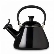 le creuset kettle with whistle kone kettle 92000200 1.6 l, black onyx logo