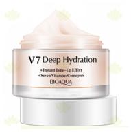 bioaqua v7 deep hydration глубокоувлажняющий крем для лица с тонирующим эффектом, 50 мл, 50 г логотип
