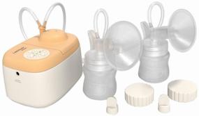 electric breast pump lactea smart double, beige logo