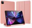 premium case for apple ipad pro 11" / 2022 / 2021 / 2020 with space for stylus, pink logo
