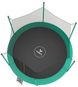 img 3 attached to Frame trampoline Yamota SMART 305cm (10ft) 305x305x248 cm, green