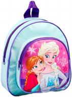 рюкзак детский для девочки disney холодное сердце "frozen heart", дошкольный, размер 26,5 х 23,5 см логотип