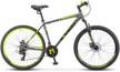 mountain bike (mtb) stels navigator 900 d 29 f020 (2022) grey/yellow 21" (requires final assembly) logo