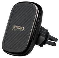 🔌 pitaka cm3001q black/black: magnetic holder with wireless charging excellence logo