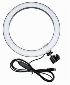 img 3 attached to Enhance Your Selfies with a 26cm Selfie Ring Light and Phone Holder