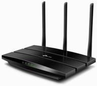 wifi router tp-link archer a8, black логотип