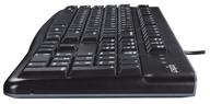 keyboard logitech k120 for business black, russian logo