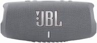 portable acoustics jbl charge 5 ru, 40 w, gray logo