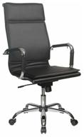 🪑 executive bureaucrat computer chair ch-993: imitation leather upholstery (black) логотип