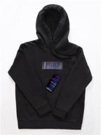 cyberpix / smart luminous sweatshirt cyber ​​hoodie black 42 size, hoodie with led screen, the best gift logo