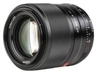 📷 black viltrox xf fujifilm x-mount lens 56mm with autofocus and f/1.4 aperture logo