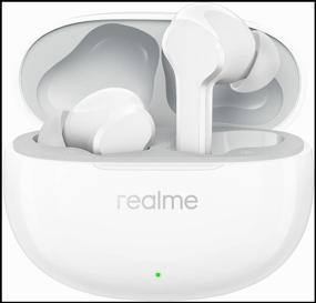 img 4 attached to 🎧 Realme Buds T100 Wireless Headphones, White – Enhanced Audio Experience, Sleek Design, Tangle-free Connectivity