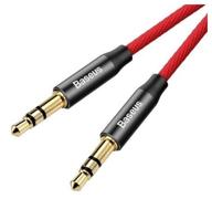 baseus mini jack 3.5 mm - mini jack 3.5 mm (m30), red/black logo