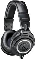 🎧 black audio-technica ath-m50x headphones логотип