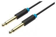 cable vention jack 6.35 mm m - jack 6.35 mm m (baab), 1 m, black logo