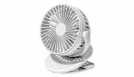 table fan solove clip fan f3, white logo