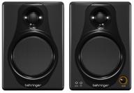 bookshelf speaker system behringer media 40usb 2 speakers black logo