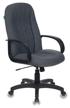 computer chair bureaucrat t-898axsn for executive, upholstery: textile, color: gray 3c1 logo