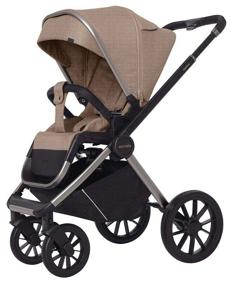 img 4 attached to Universal stroller CARRELLO Optima CRL-6503/1 2 in 1, Oyster Beige