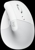 logitech lift wireless vertical mouse, white logo