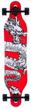children's longboard ridex onyxia 40", 40x8.75, red/white logo