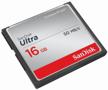 💾 sandisk 16gb compact flash memory card, speed up to 50mb/s logo