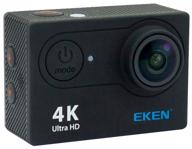 action camera eken h9r, 4mp, 3840x2160, 1050 ma h, black логотип