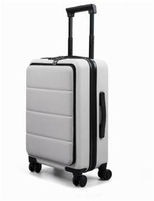img 4 attached to NINETYGO Light Business Luggage 20" white