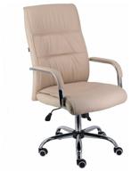 computer chair everprof bond tm for executive, upholstery: imitation leather, color: beige логотип