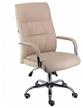 computer chair everprof bond tm for executive, upholstery: imitation leather, color: beige logo