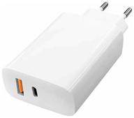 wall charger with fast charging function quick charge power delivery qc3.0, pd3.0, 30w for iphone/samsung/huawei/honor/xiaomi logo