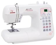 sewing machine janome dc 4030, white/pink logo