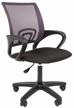 computer chair chairman 696 lt office, upholstery: mesh/textile, color: grey logo