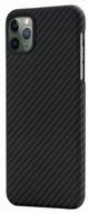 📱 pitaka magez aramid case in black-grey for apple iphone 11 pro логотип