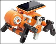 robot constructor interactive puzzle solar powered 7 in 1 solar robot, orange logo