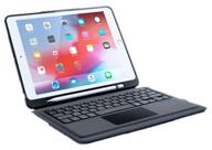 чехол c беспроводной клавиатурой dux ducis для ipad air 4 / 5 / ipad pro 11 (2018 / 2020 / 2021 / 2022) (русские и английские буквы) логотип