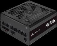 блок питания corsair rmx series rm750x 80 plus 750w логотип